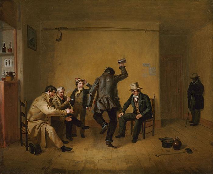 William Sidney Mount Bar-room Scene oil painting image